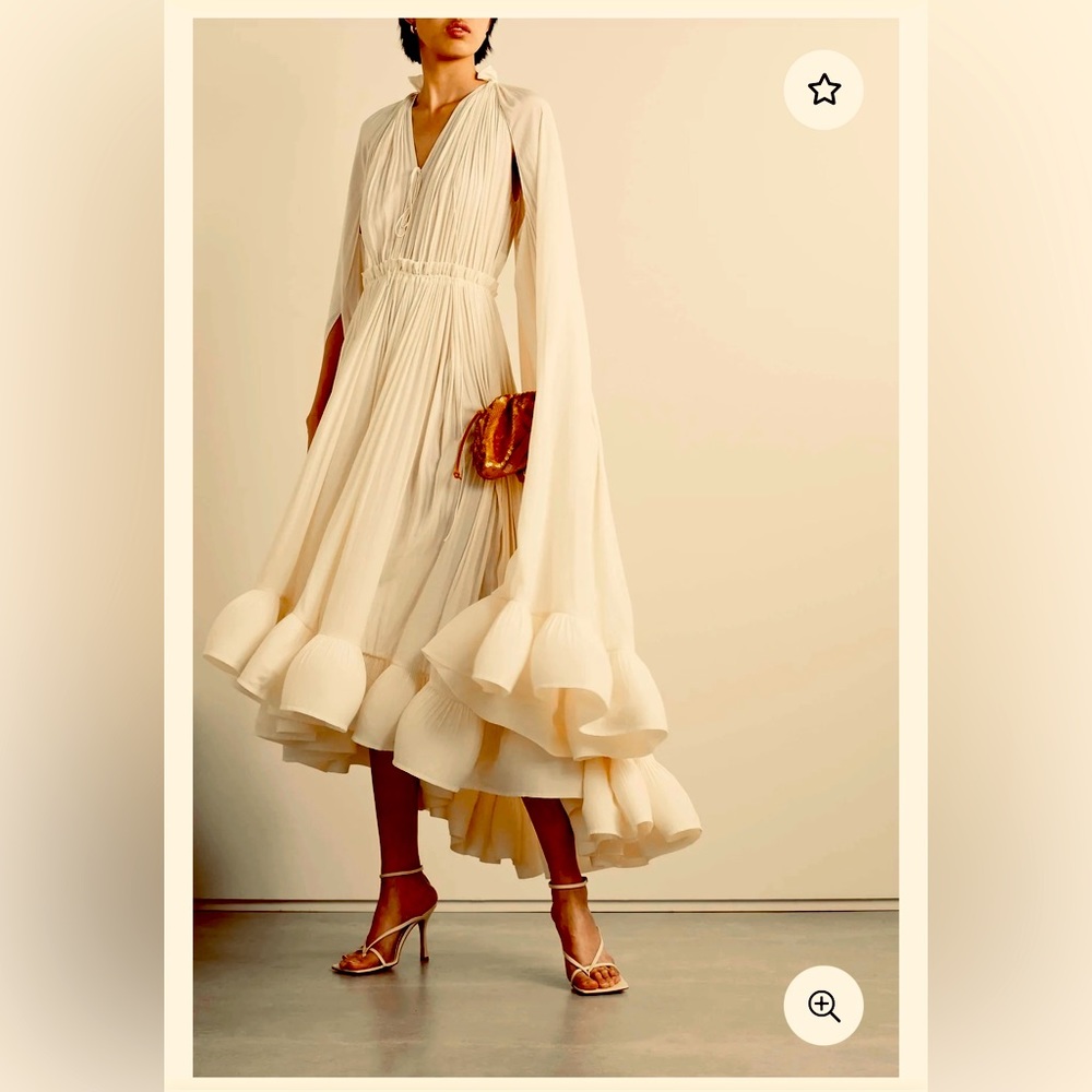 Long, elegant, long sleeve dress